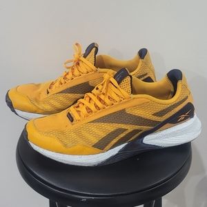 Reebok Floatride Speed 21 Trainer, sz 11.5, Yellow/Navy